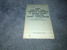 LUPTA POPORULUI ROMAN IMPOTRIVA EXPLOATARII SI ASUPRIRII SOCIALE SI NATIONALE