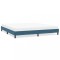 vidaXL Cadru de pat fără saltea Albastru &icirc;nchis 200x220 cm catifea 4101425