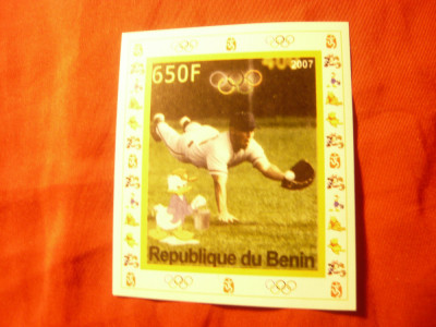 Bloc Benin 2007 - Fotbal si Desene Animate foto