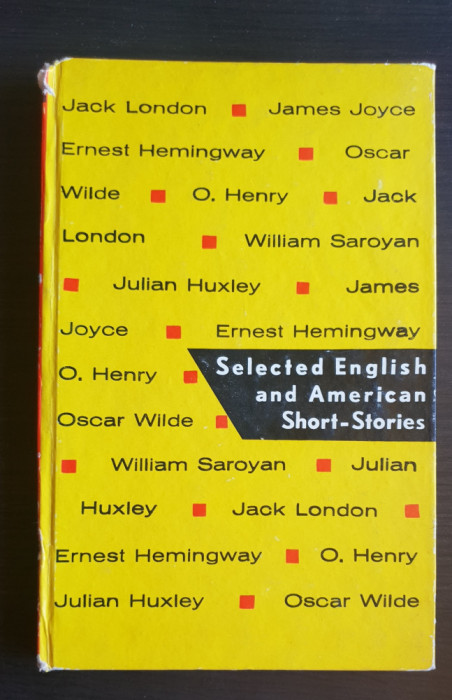 Selected English and American Short-Stories: Oscar Wilde, James Joyce, O. Henry