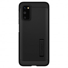 Husa Antisoc Spigen Tough Armor pentru Samsung Galaxy S20 FE, Negru foto