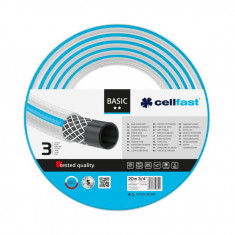 Furtun pentru gradina Cellfast BASIC cu 3 straturi, 3 4 , Armat, 20m, protectie UV