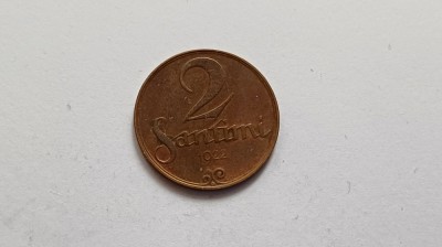 Letonia -2 santimi 1922 foto