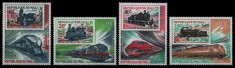 Mali 1980 - Locomotive, timbru pe timbru, serie neuzata foto