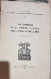 San Francesco Nella Ricerca Storica Degli Ultimi Ottanta Anni