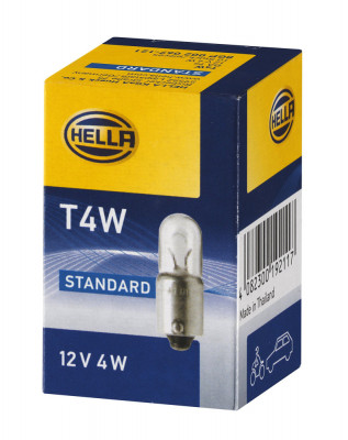 Bec Auto T4W Hella Standard, 12V, 4W foto