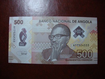 ANGOLA 500 KWANZAS 2020 UNC foto