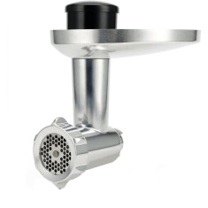 Masina de tocat pentru robotii de bucatarie Kenwood, KAX950ME, 3 site de tocat, accesoriu carnati, accesoriu kebbe, Argintiu