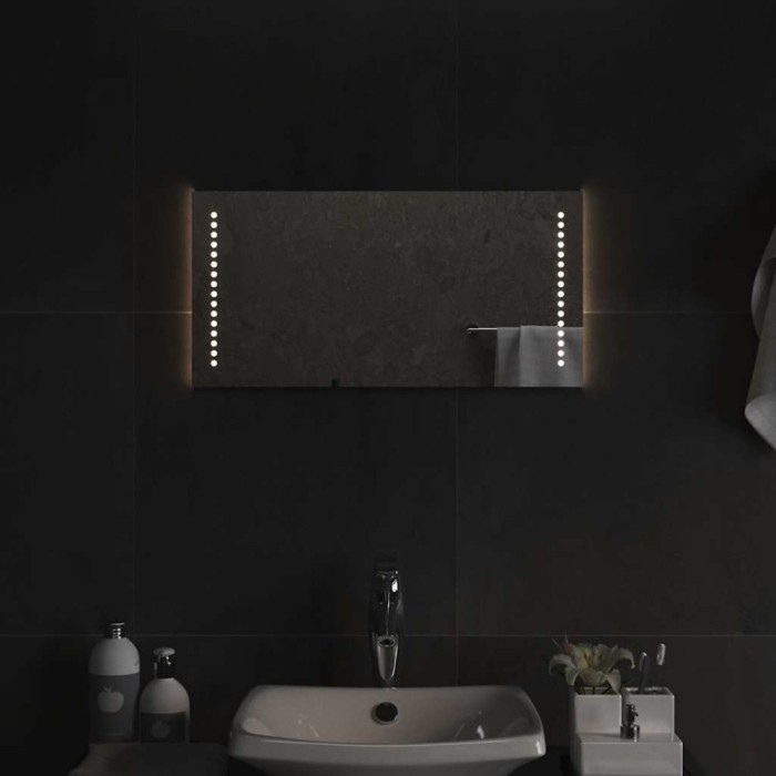 vidaXL Oglindă cu LED de baie, 60x30 cm 151724