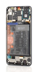 LCD Huawei P30 Lite New Edition (2020), Negru, 48 MP, Service Pack