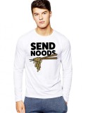 Cumpara ieftin Bluza barbati alba - Send Noods - 2XL