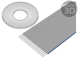 Cablu Bandă Litat Cu 20x28AWG 1,27mm 100FT
