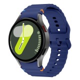 Cumpara ieftin Curea din silicon 20 mm, THD, compatibila Samsung Galaxy Watch 7, Galaxy Watch 6, albastru marin