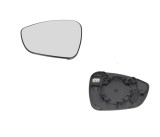 Geam oglinda exterioara cu suport fixare Citroen C4 (B7), 09.2010-; Ds4, 06.2011-, partea Stanga, incalzit; sticla convexa; geam cromat; se potrivest