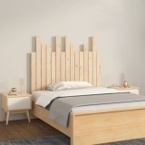 Cumpara ieftin Tăblie de pat pentru perete, 95,5x3x80 cm, lemn masiv de pin