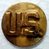 I.024 USA SUA INSEMN GRAD MILITAR US U.S. ARMY LAPEL COLLAR DISC 25,5mm