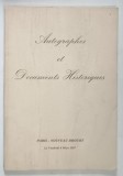 AUTOGRAPHES AND DOCUMENTS HISTORIQUE , ADER PICARD TAJAN , CATALOG DE LICITATIE , 1987
