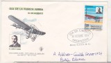 Bnk fil Argentina 1974 - aerofilatelie - Ziua Fortelor aeriene 10 august - plic ocazional