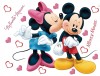 Sticker Mickey Mouse si Minnie - 65x85cm - DK882