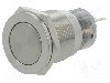 Intrerupator anti-vandalism, ON-ON, &Oslash;19mm, ONPOW - LAS1-AGQPF-11Z/S
