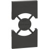 Placa pentru priza schuko KG4140A16 KG4140A16F 2M Living Now Bticino negru KG03