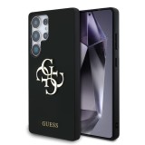 Husa pentru samsung galaxy s25 ultra - guess silicone 4g big metal logo - black