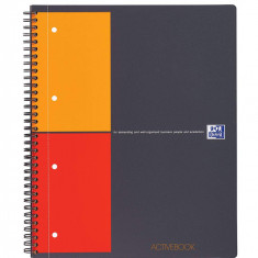 Caiet Cu Spirala A4+, Oxford Int. Activebook, 80 File - 80g/mp, Scribzee, Coperta Pp - Mate