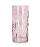 Cumpara ieftin Vaza flori sticla roz Flowers &Oslash;14,5x30h