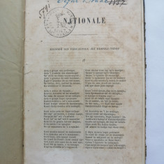 Nationale - poesii, Paris, 1857, Cezar Bolliac