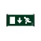 Lampa Exit LED Jos 3W Basil