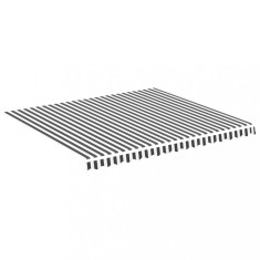 Panza de rezerva copertina, antracit si alb, 4x3,5 m