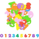 Stickere autoadezive cifre colorate,hartie gumata,60 bucati set