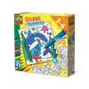 Set creativ pentru copii, Desen pe numere, 6 planse, +3 ani, SES Creative