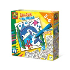 Set creativ pentru copii, Desen pe numere, 6 planse, +3 ani