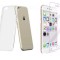 Pachet husa Apple iPhone 6 Plus/6S Plus MyStyle, slim TPU transparenta, cu folie de sticla gratis