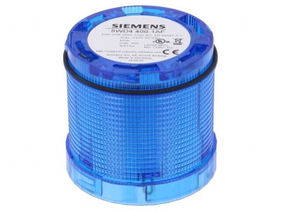 Semnalizator Luminos Bec Albastru 12-240V foto