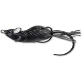 Naluca Live Target Hollow Mouse Walking Bait, Black/Black, 9cm, 28g