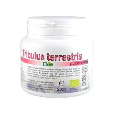 Pulbere Tribulus Terrestris Bio 200 grame Deco Italia foto