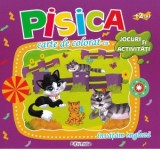 Pisica. Carte de colorat cu jocuri si activitati