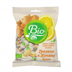 Bomboane cu Lamaie si Sirop de Ghimbir Bio Fara Gluten Liking 90gr Vivil