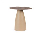 Cumpara ieftin Masuta otel crem lemn maro Stanley 50x43x50 cm