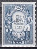SAAR 1953 - Ziua Timbrului, Cota 8 EURO, MNH