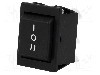 Intrerupator (ON)-OFF-(ON), 3 pozitii, DP3T, BULGIN - C1572ALMBB730W foto