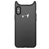 Husa silicon iPhone X/XS 5.8&#039;&#039; Devil Face Neagra Baseus