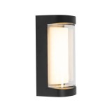 Aplica LED pentru exterior Han, 12W, IP65, metal/plastic, negru