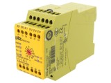Releu siguranta PILZ PNOZ XV3 24V DC modular sina DIN terminale surub IP44 5 iesiri