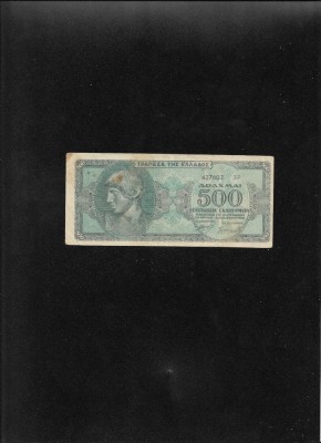Grecia 500000000 500 000 000 drahme drachmai 1944 seria437602 foto