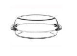 Vas termorezistent oval cu capac-2 L/BORCAM
