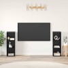 VidaXL Set comodă TV 2 pcs Stejar negru 107 x 35 x 37 cm Lemn compozit 3393547
