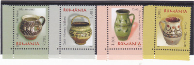 ROMANIA MNH-2007,LP1776 - CERAMICA ROMANEASCA -OALE SI CANI foto